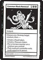 Common Black Removal (MB2PC-307) - rare