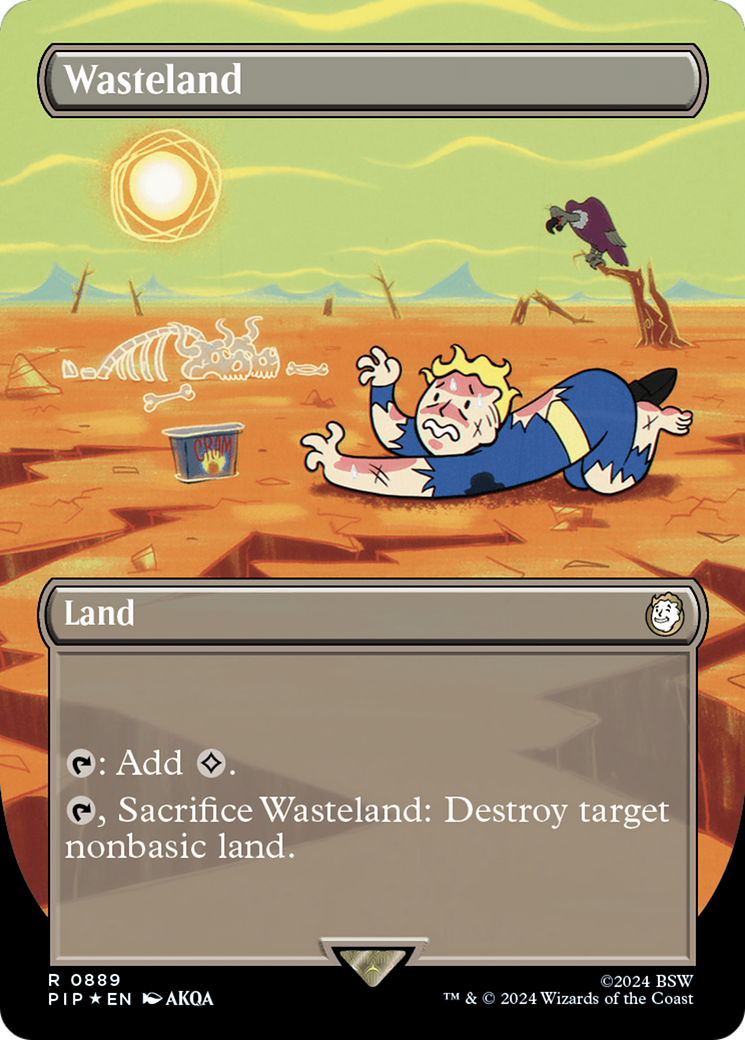 Wasteland (PIP-889) - rare (Borderless) - Foil