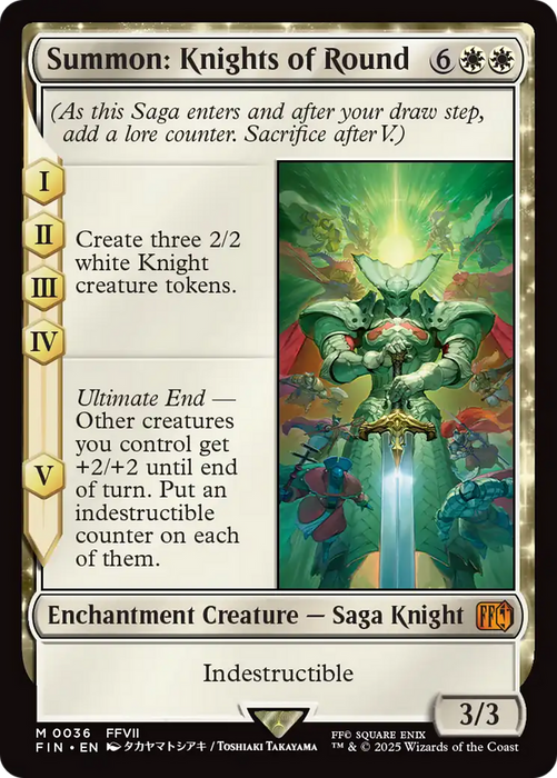 Summon: Knights of Round (FIN-036) - mythic - Foil