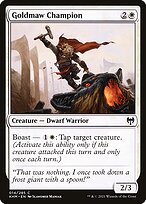 Goldmaw Champion (KHM-014) - common - Foil