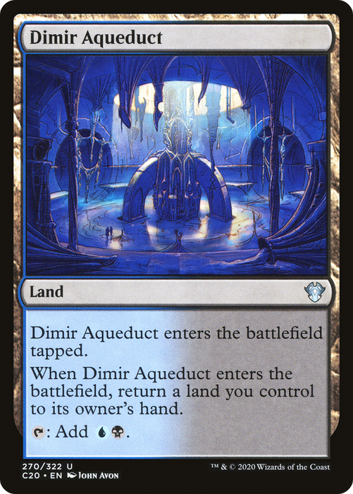 Dimir Aqueduct (C20-270) - uncommon