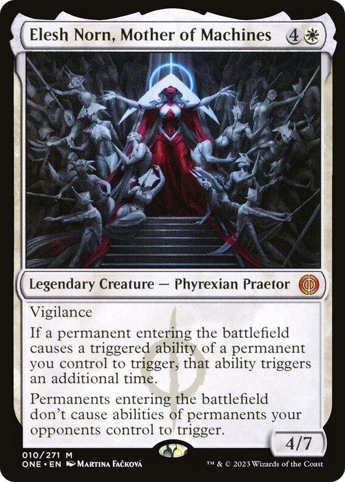 Elesh Norn, Mother of Machines (ONE-010) - mythic