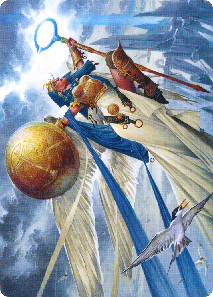 Linvala, Shield of Sea Gate // Linvala, Shield of Sea Gate (AZNR-077) - common (Borderless)