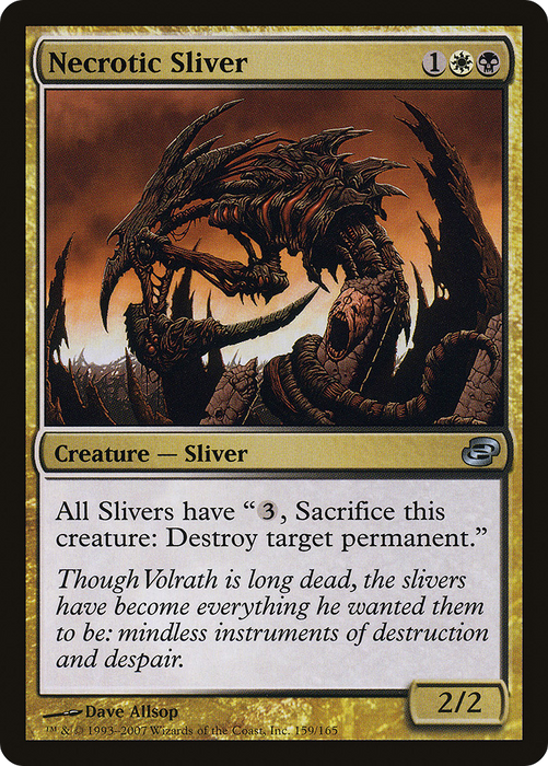 Necrotic Sliver (PLC-159) - uncommon