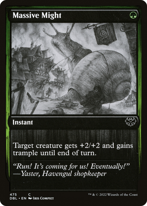 Massive Might (DBL-475) - common - Foil
