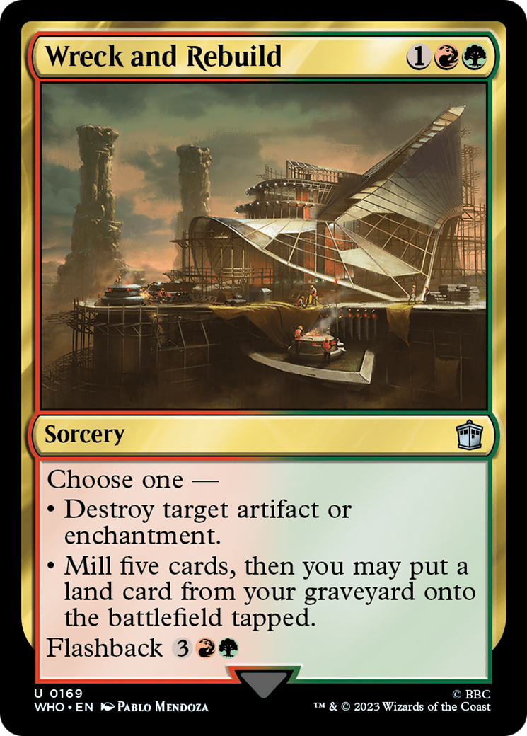 Wreck and Rebuild (WHO-169) - uncommon - Foil