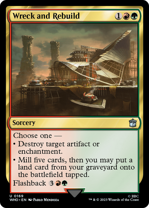 Wreck and Rebuild (WHO-169) - uncommon - Foil