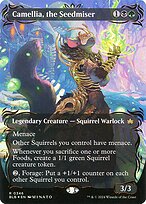 Camellia, the Seedmiser (BLB-346) - rare: (Showcase) (Borderless) - Foil
