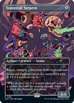 Stonecoil Serpent (SLD-1226) - rare (Borderless) - Foil