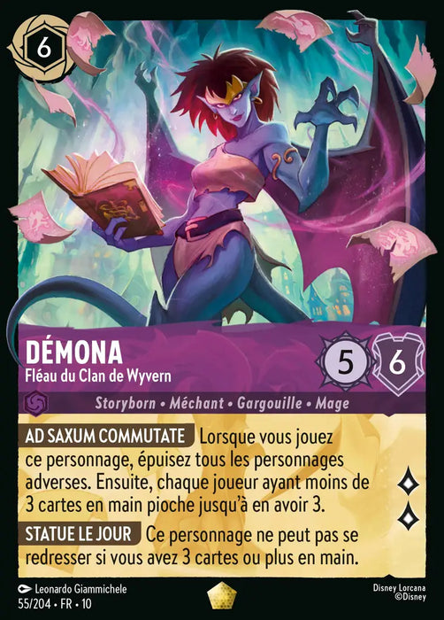 Démona - Fléau du clan de Wyvern (55/204) - LDLP - Légendaire - Cold Foil