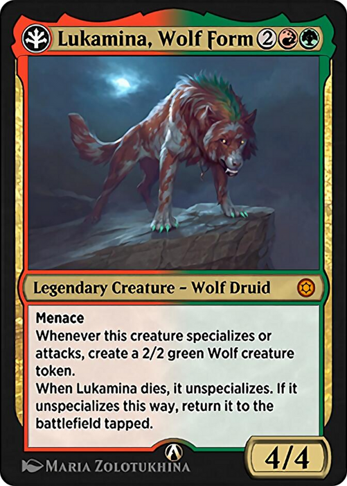 Lukamina, Wolf Form (HBG-17R) - mythic