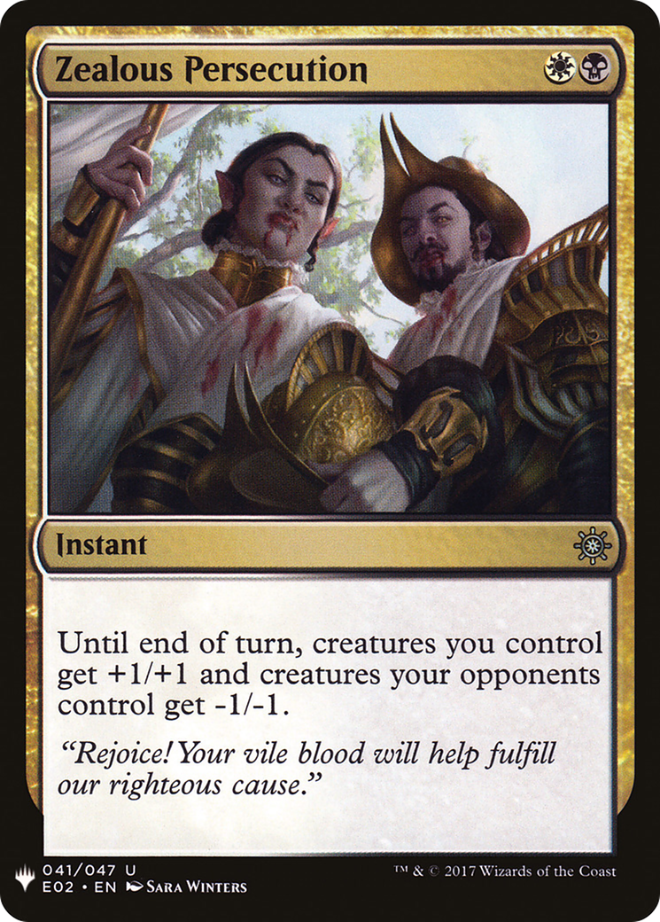 Zealous Persecution (LIST-E02-41) - uncommon