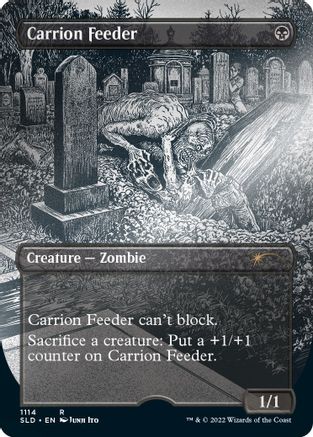 Carrion Feeder (Borderless) (Foil Etched) (SLD-1114) - rare - Foil