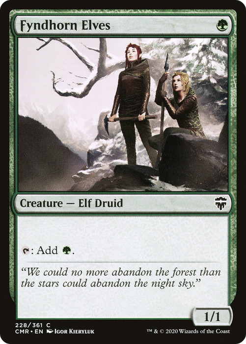 Fyndhorn Elves (CMR-228) - common