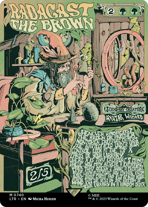 Radagast the Brown (LTR-740) - mythic (Borderless)