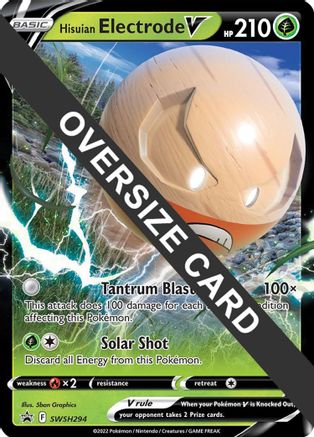 Hisuian Electrode V (SWSH294) - JC  - Promo - Holofoil