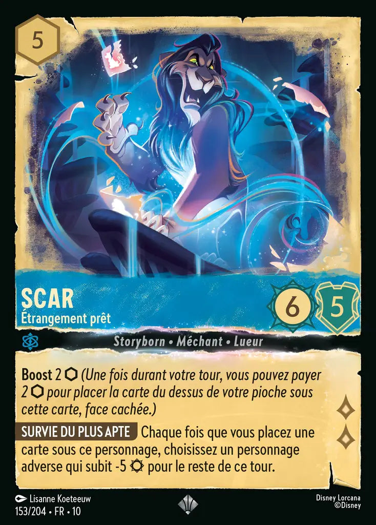 Scar - Étrangement prêt (153/204) - LDLP - Très Rare - Cold Foil