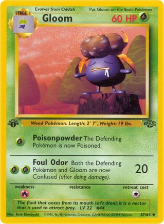Gloom (037/64) - J  - Uncommon - 1st Edition