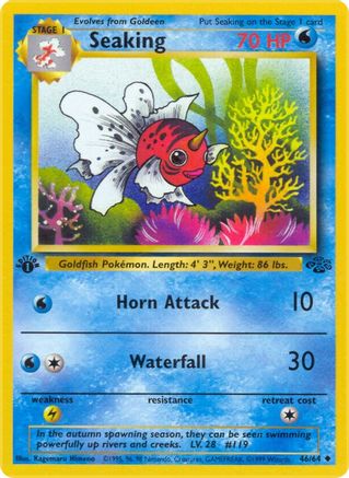 Seaking (046/64) - J  - Uncommon - 1st Edition