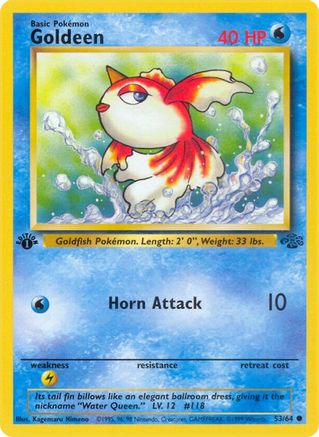 Goldeen (053/64) - J  - Common - 1st Edition