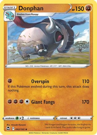 Donphan (092/195) - SST  - Uncommon