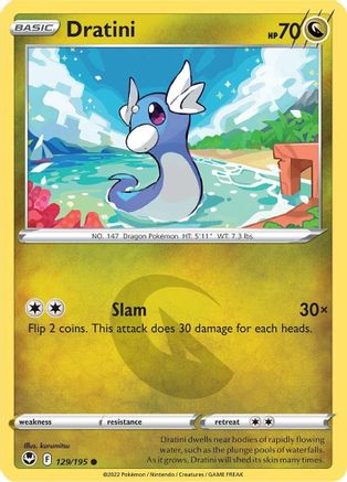 Dratini (129/195) - SST  - Common - Reverse Holofoil
