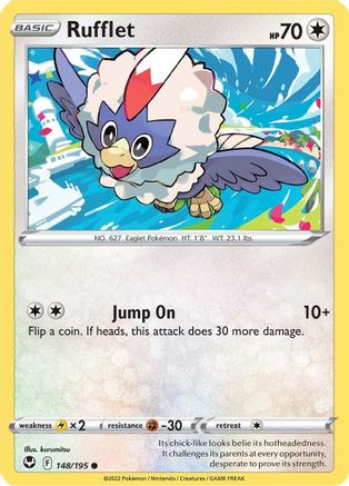 Rufflet (148/195) - SST  - Common - Reverse Holofoil
