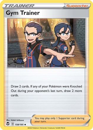 Gym Trainer (158/195) - SST  - Uncommon - Reverse Holofoil