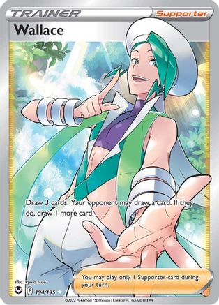Wallace (Full Art) (194/195) - SST  - Ultra Rare - Holofoil