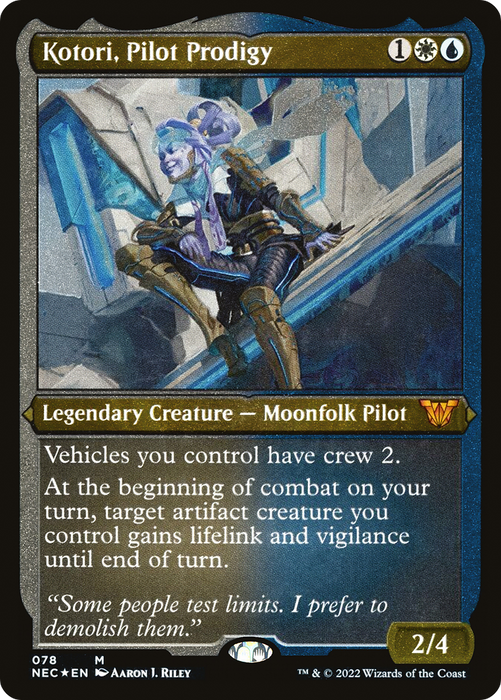 Kotori, Pilot Prodigy (NEC-078) - mythic - Foil
