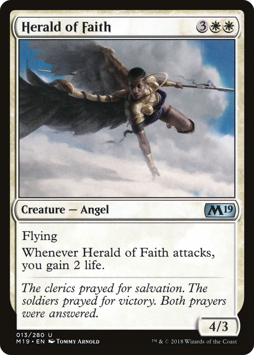 Herald of Faith (M19-013) - uncommon - Foil