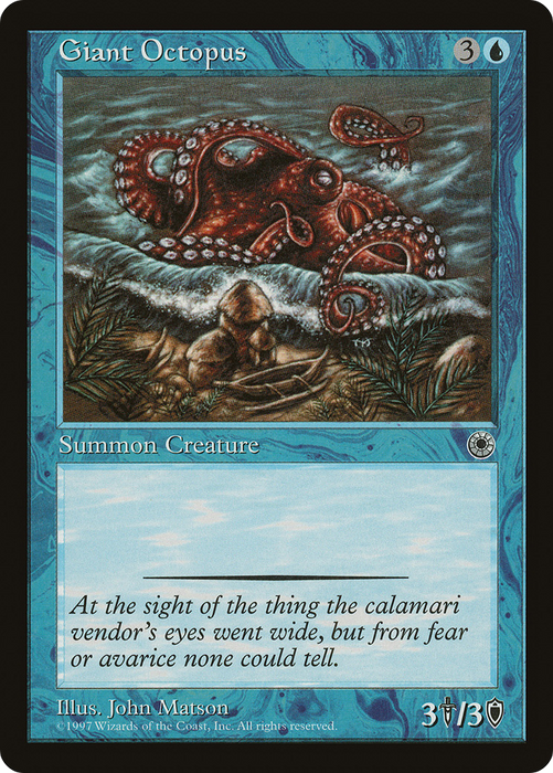 Giant Octopus (POR-056) - common