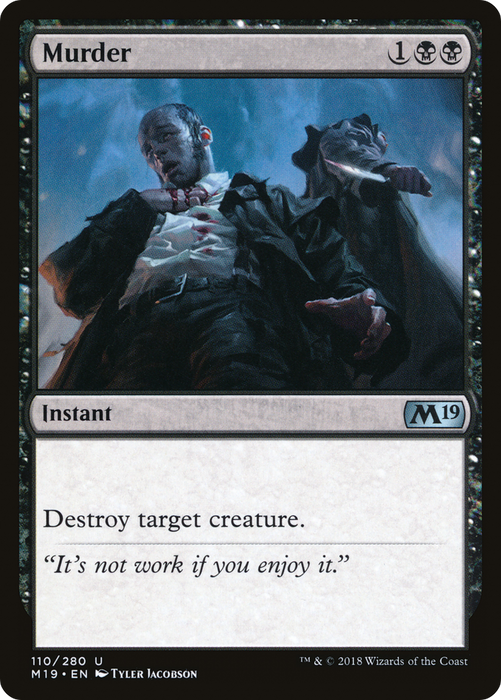 Murder (M19-110) - uncommon - Foil