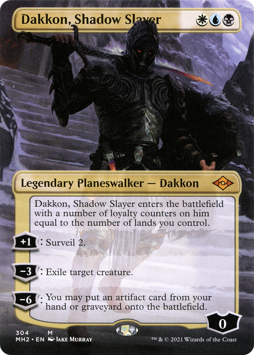 Dakkon, Shadow Slayer (MH2-304) - mythic (Borderless)