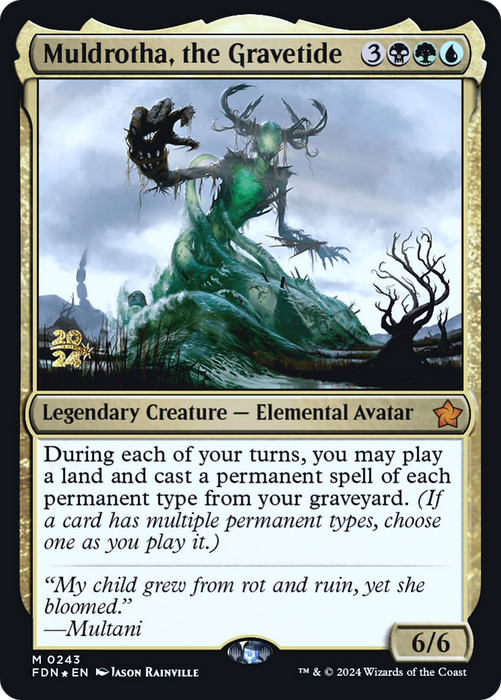 Muldrotha, the Gravetide (PRE-243S) - mythic - Foil