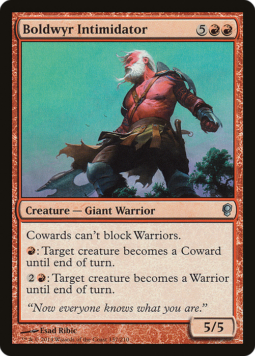 Boldwyr Intimidator (CNS-137) - uncommon - Foil