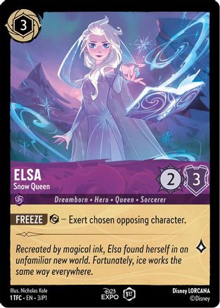 Elsa - Snow Queen (3) - Promo - Holofoil