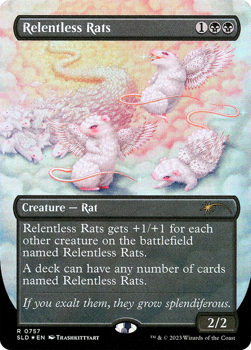 Relentless Rats (SLD-757) - rare (Borderless) - Foil