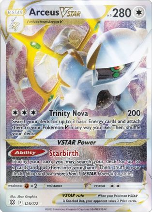 Arceus VSTAR (123/172) - MCP  - Promo - Holofoil