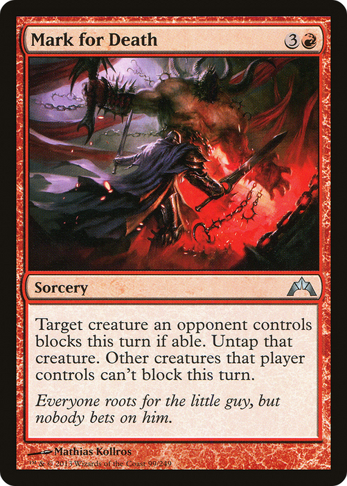 Mark for Death (GTC-099) - uncommon - Foil