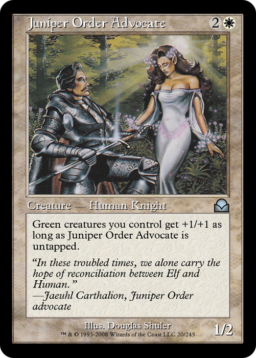 Juniper Order Advocate (ME2-020) - uncommon - Foil