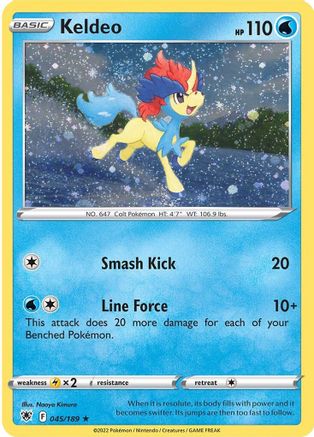 Keldeo (045/189) - MCP  - Holo Rare - Holofoil