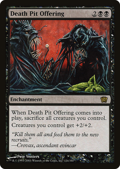 Death Pit Offering (8ED-124★) - rare - Foil