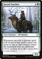 Boreal Outrider (KHM-163) - uncommon: (snow) - Foil
