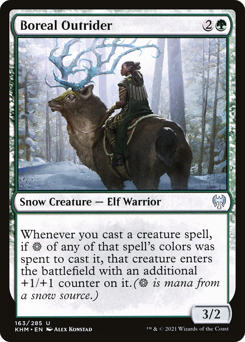 Boreal Outrider (KHM-163) - uncommon: (snow)