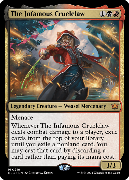 The Infamous Cruelclaw (PPBLB-219P) - mythic - Foil