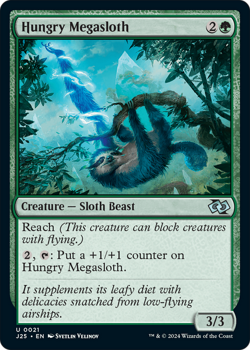 Hungry Megasloth (J25-021) - uncommon