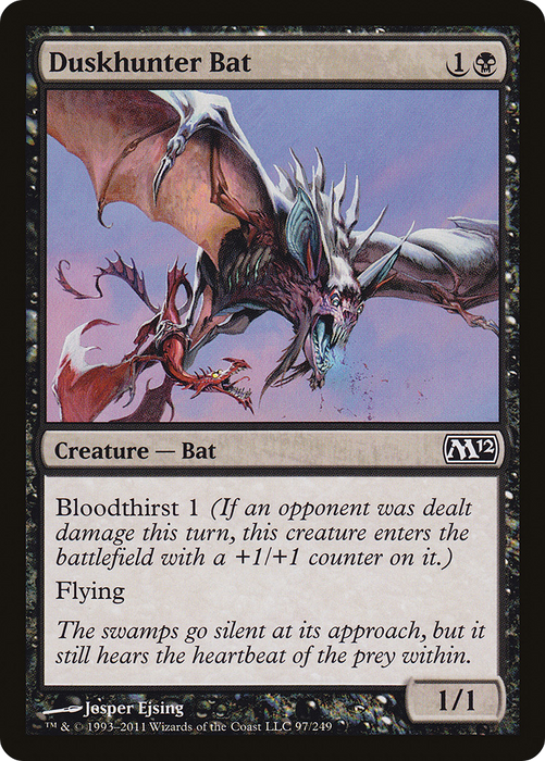 Duskhunter Bat (M12-097) - common - Foil