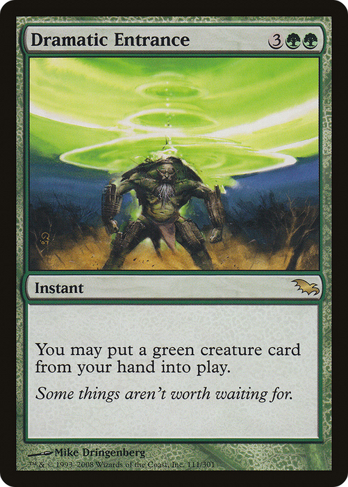 Dramatic Entrance (SHM-111) - rare - Foil