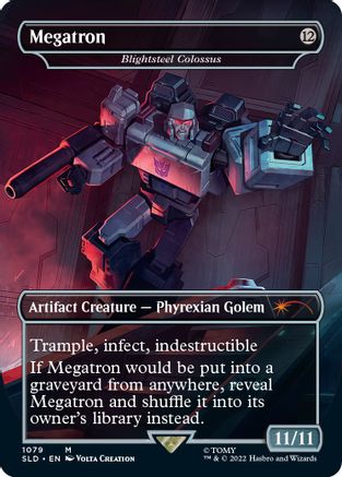 Blightsteel Colossus // Blightsteel Colossus (SLD-1079) - mythic (Borderless)